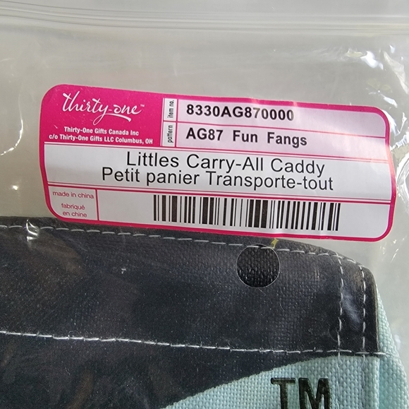 Thirty-one Little Carry-all Caddy  - Fun Fangs - Picture 5 of 5